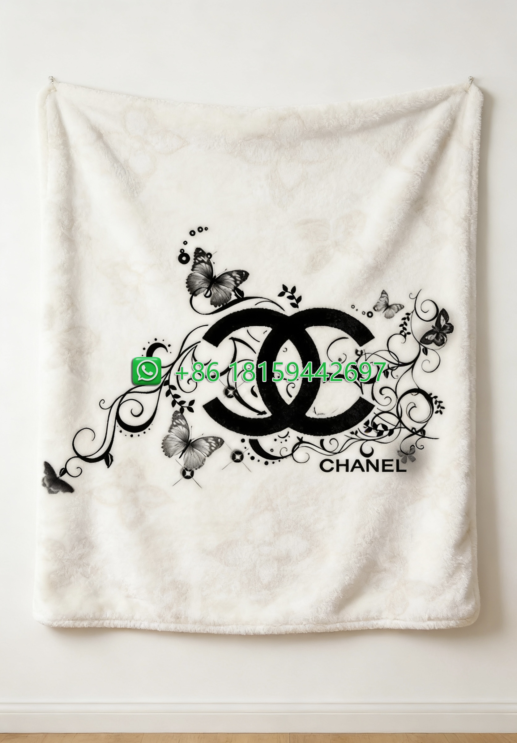 Chanel Throw Blankets